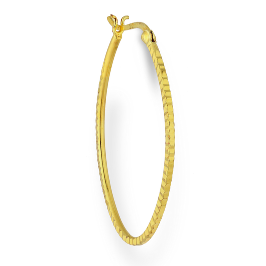 Classic Golden Hoop Earrings