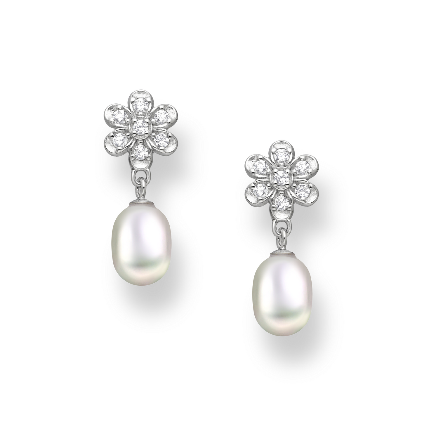 Dazzling Pearl Bouquet Studs