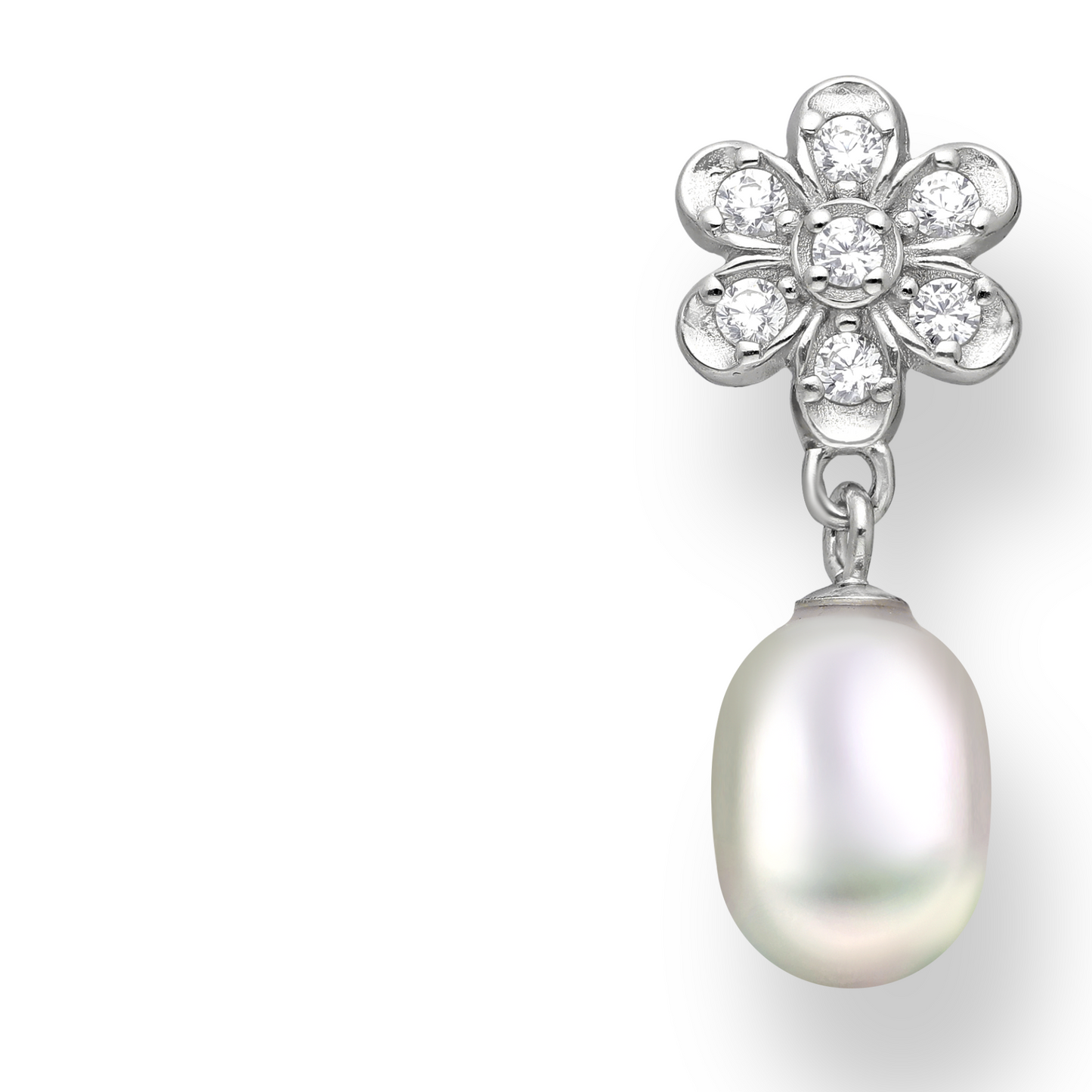 Dazzling Pearl Bouquet Studs