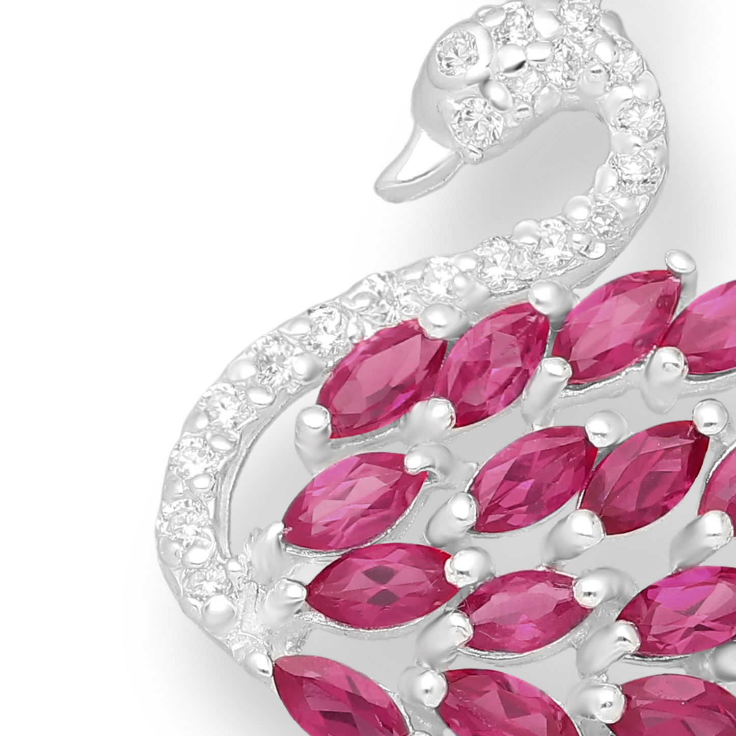 Swan Lake Elegance Sparkle Pendant