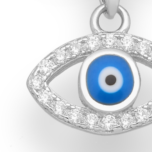 Charming Evil Eye Guardian Pendant