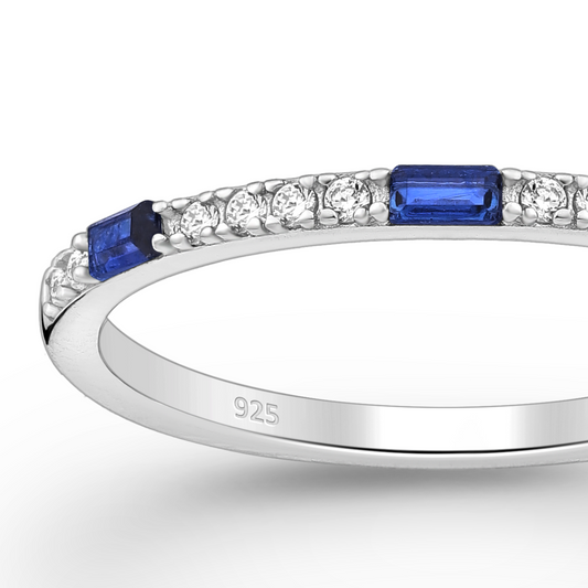 Blue & White Brilliance Ring