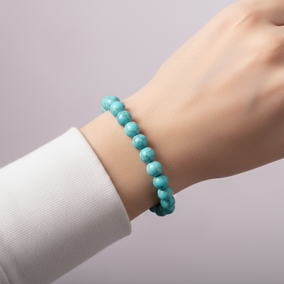 Pure Radiance Turquoise Beaded Bracelet