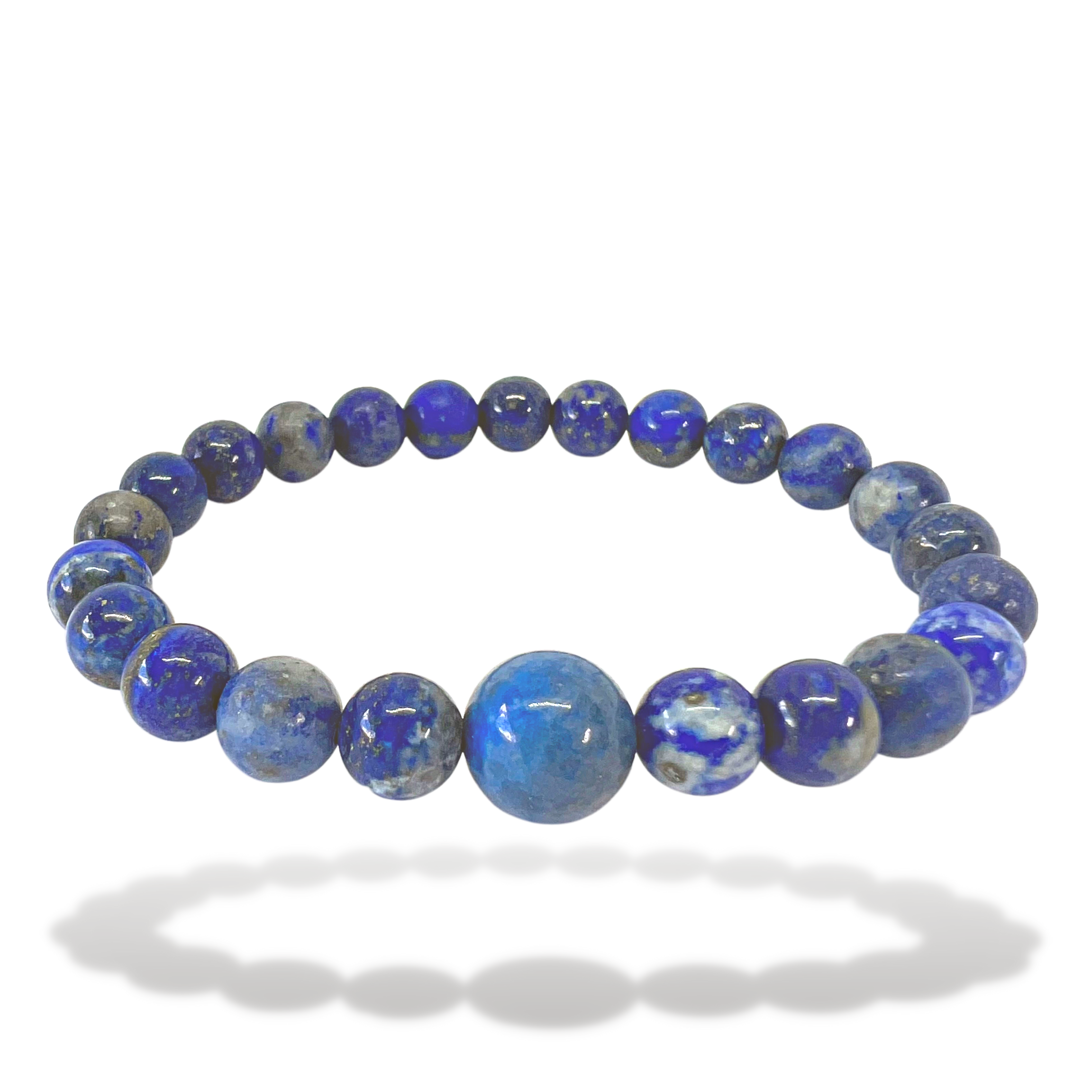 Lapis lazuli bead bracelet deals