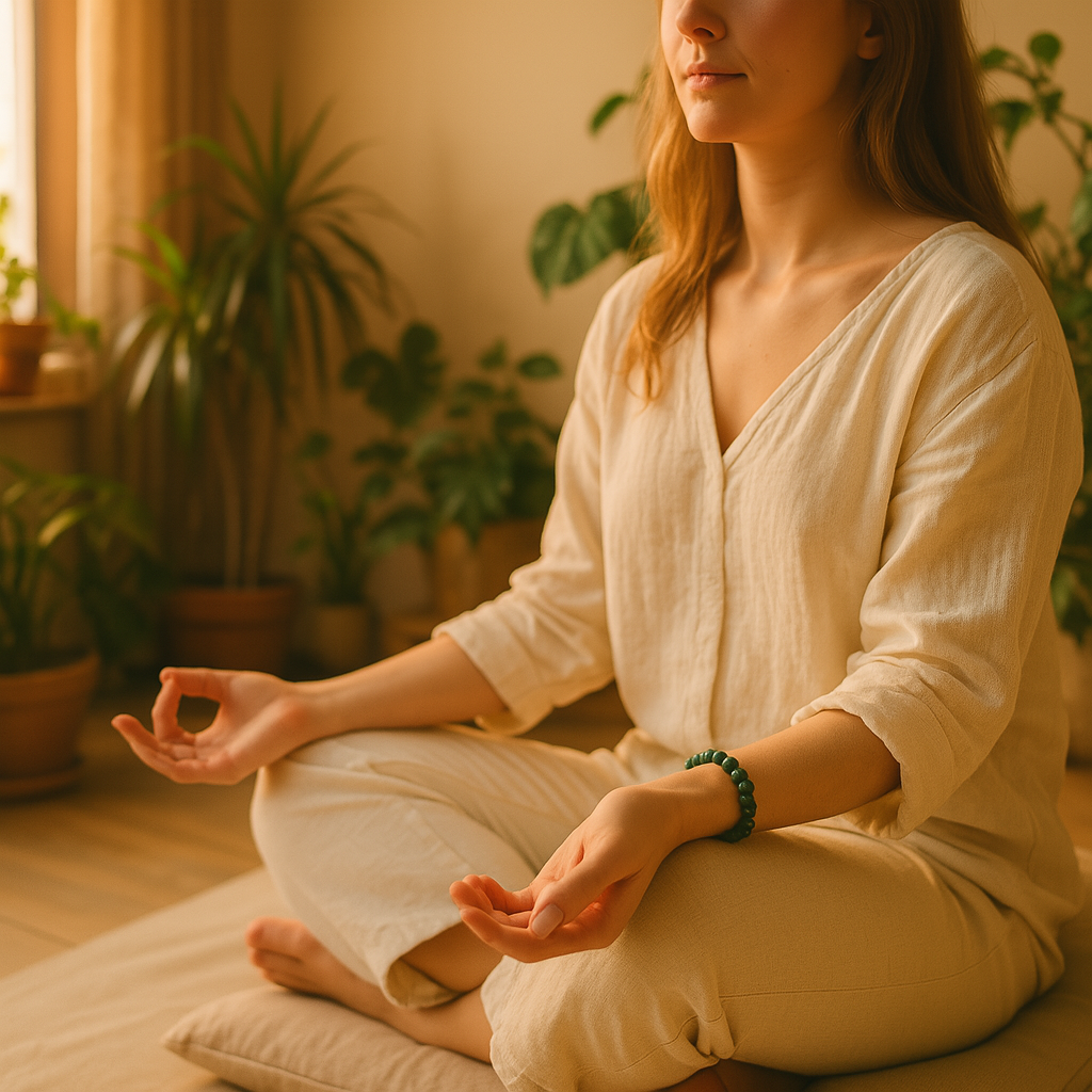 Natural Ruby Zoisite Beaded Bracelet