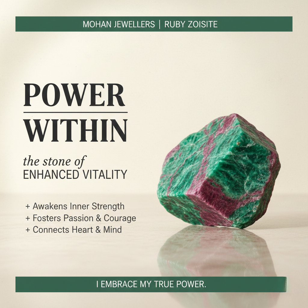 Natural Ruby Zoisite Beaded Bracelet