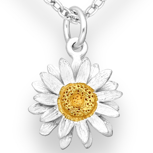 Gold Floral Pendant