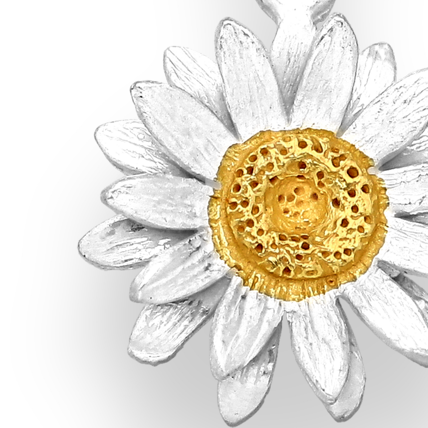 Gold Floral Pendant