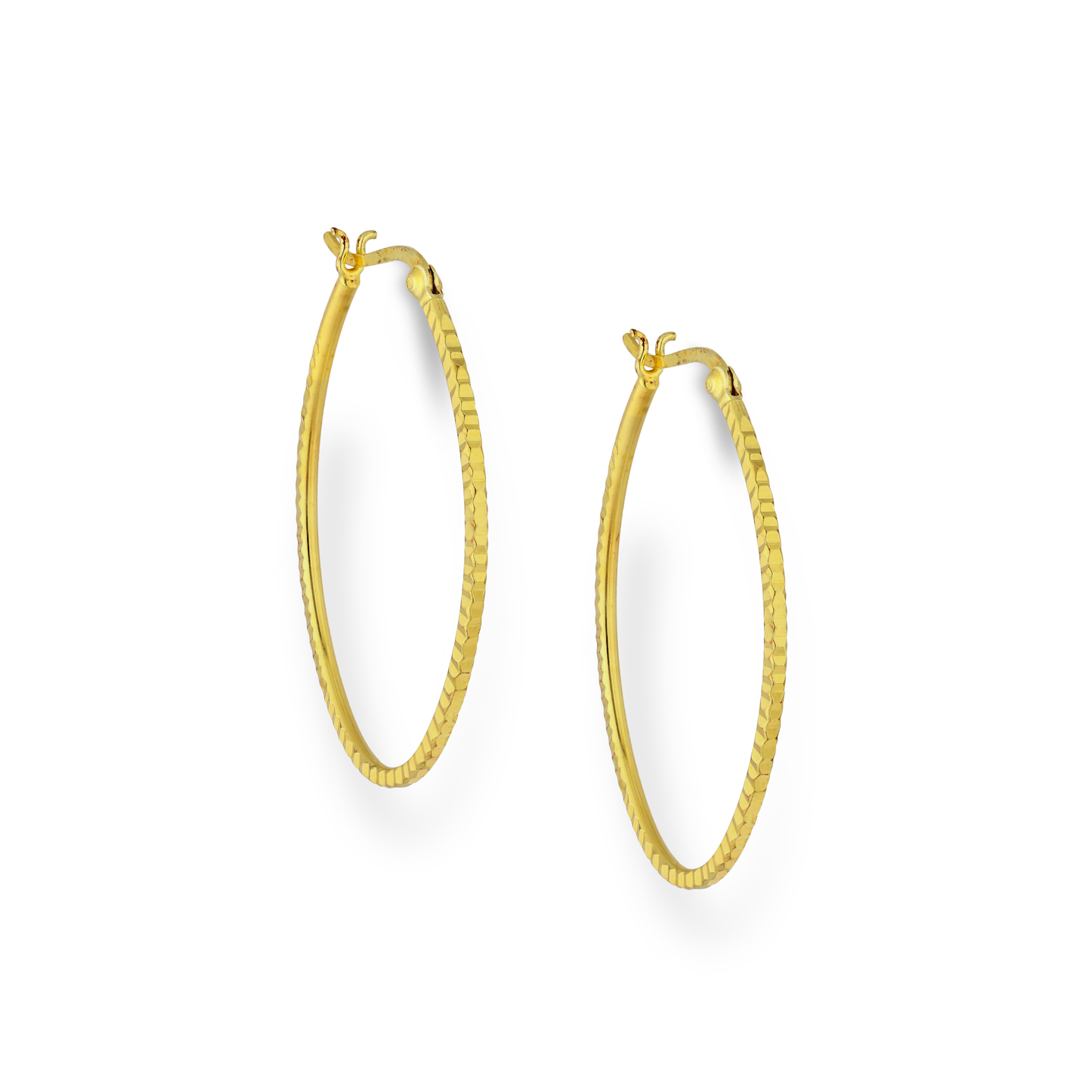 Classic Golden Hoop Earrings