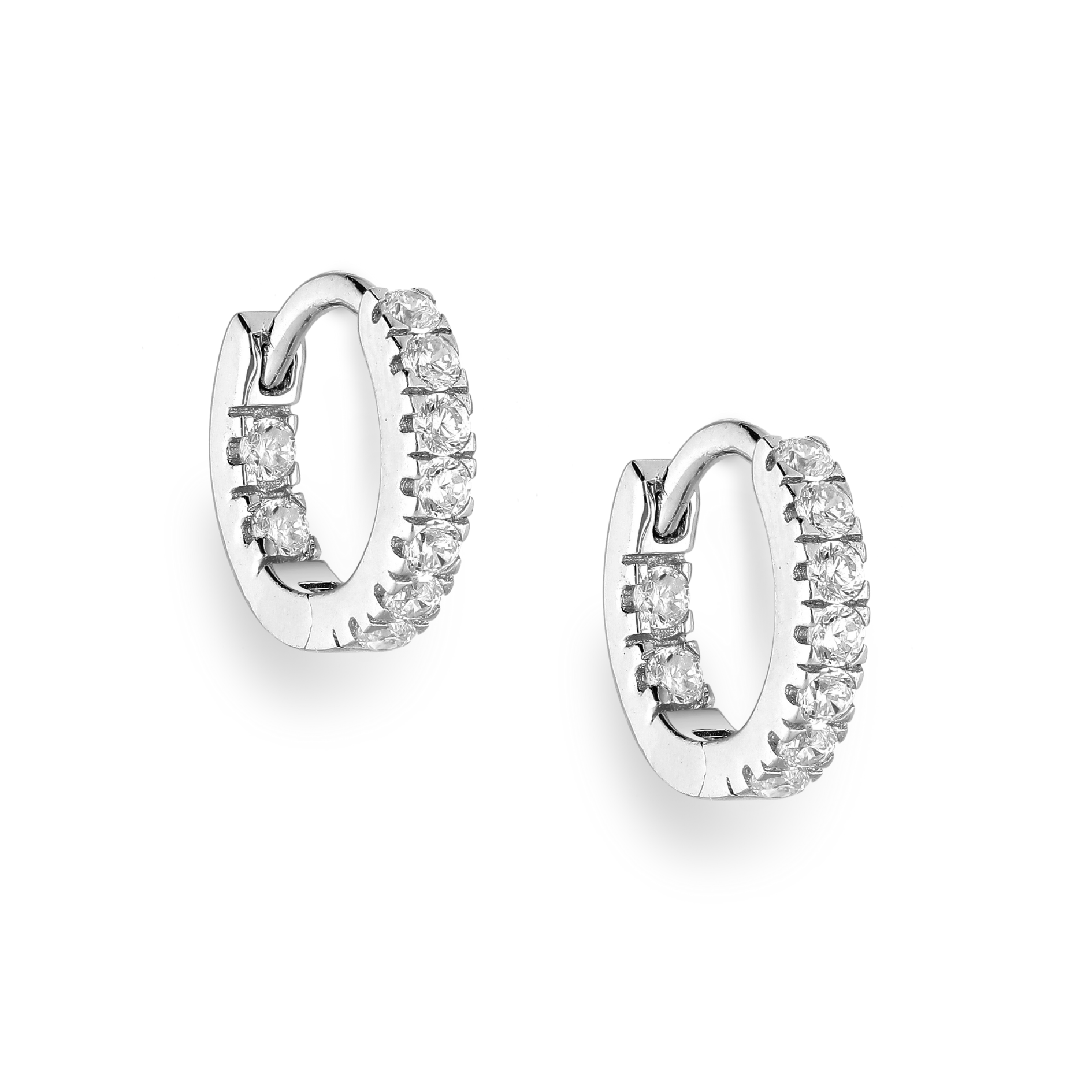 Mohan Silver Starry Silver Hoop Earrings – mohanjewellers.com.au
