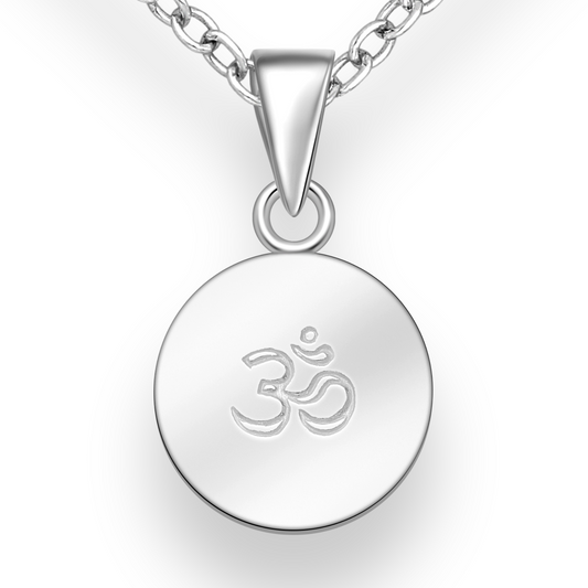 Engraved Om Sign Pendant