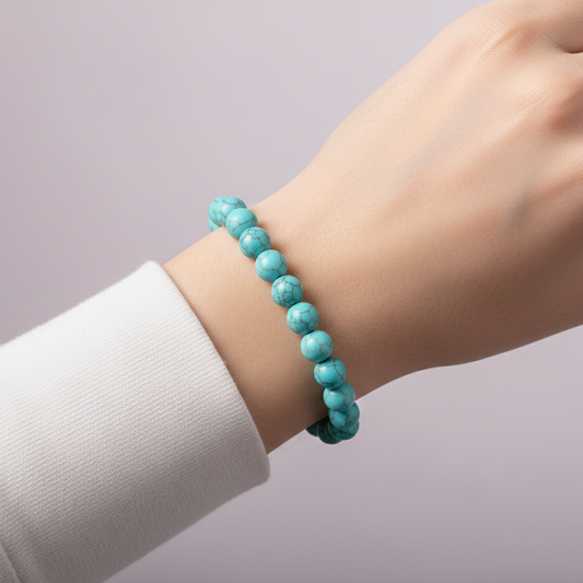 Pure Radiance Turquoise Beaded Bracelet