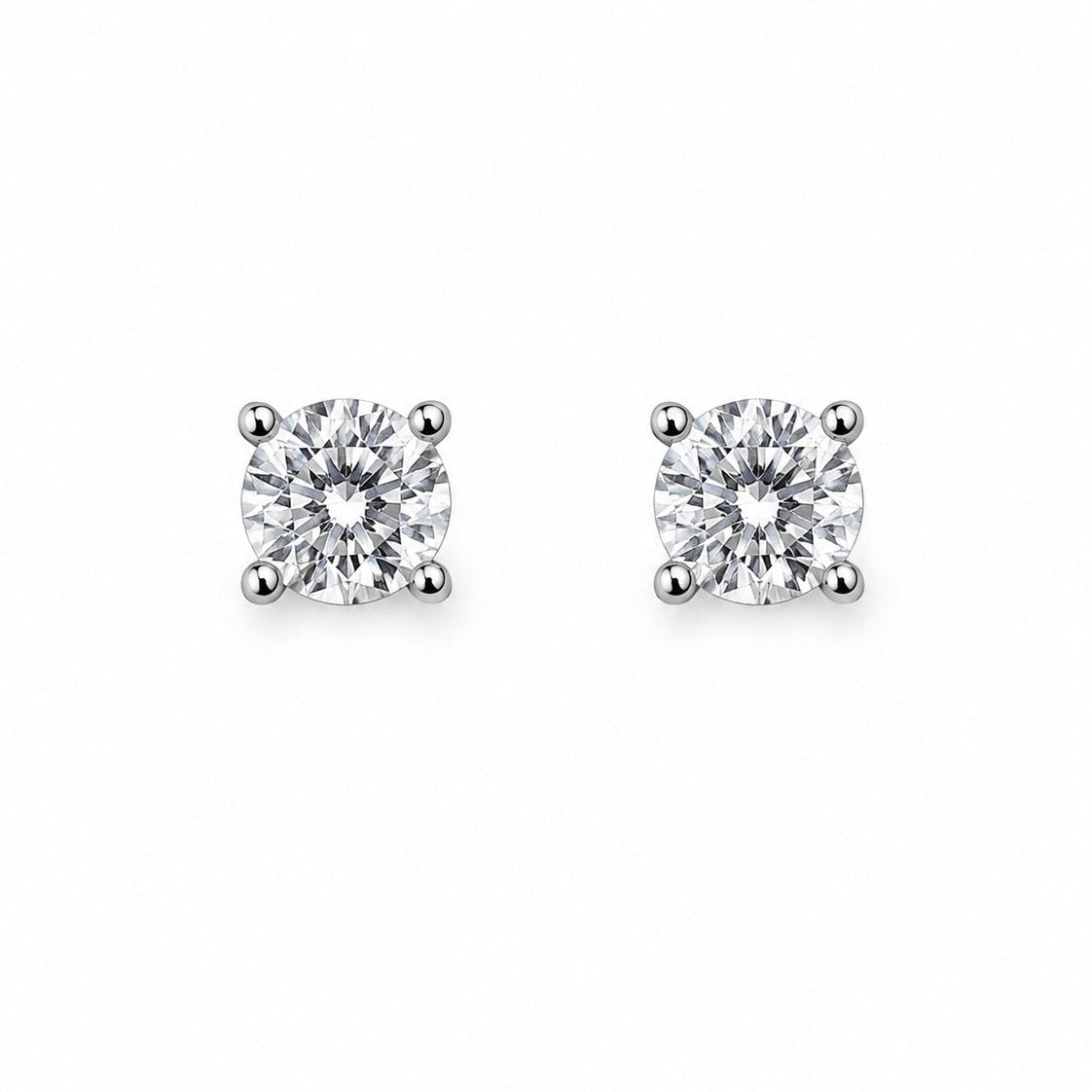 Classic Solitaire Swarovski Crystal Stud Earrings