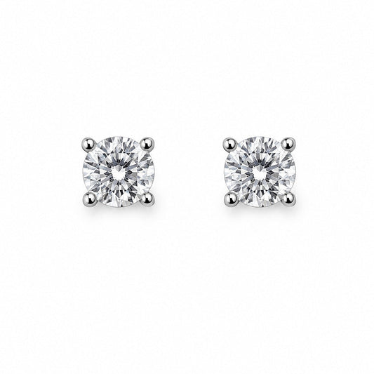 Classic Solitaire Swarovski Crystal Stud Earrings