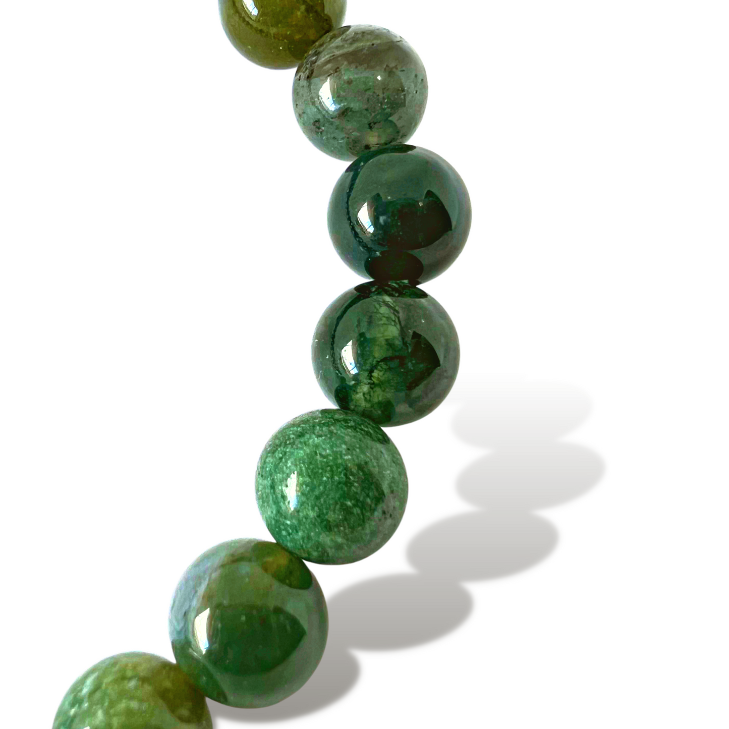 Moss Agate Wealth Bracelet