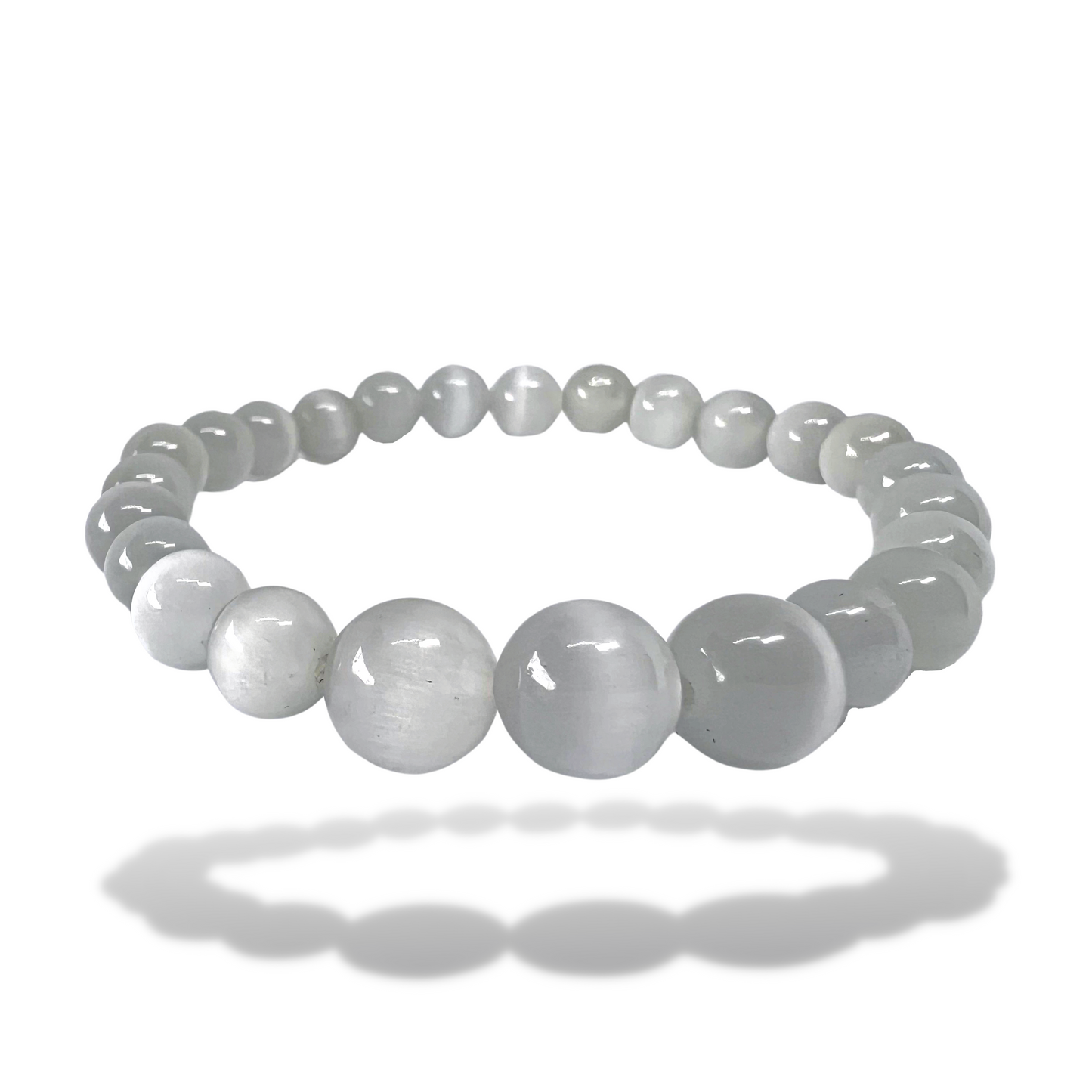 Selenite Crown Bracelet